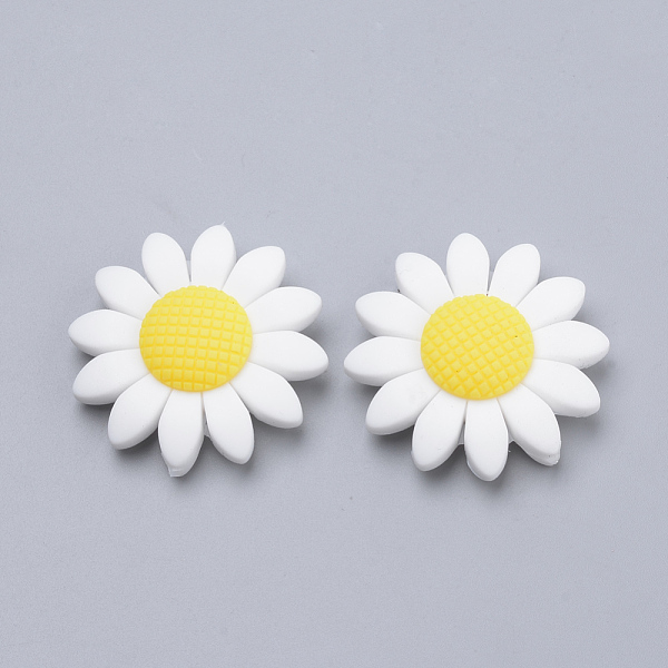 PandaHall Food Grade Eco-Friendly Silicone Beads, Chewing Beads For Teethers, DIY Nursing Necklaces Making, Sunflower, White, 40x10mm, Hole...
PandaHall Food Grade Eco-Friendly Silicone Beads, Chewing Beads For Teethers, DIY Nursing Necklaces Making, Sunflower, White, 40x10mm, Hole...