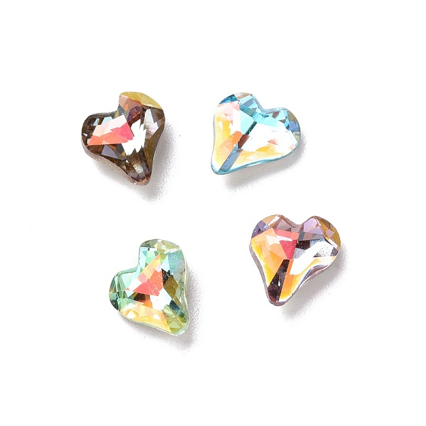 PandaHall Light AB Style Glass Rhinestone Cabochons, Pointed Back & Back Plated, Heart, Mixed Color, 9x8x3.5mm Glass Rhinestone Heart..., Multicolor
PandaHall Light AB Style Glass Rhinestone Cabochons, Pointed Back & Back Plated, Heart, Mixed Color, 9x8x3.5mm Glass Rhinestone Heart..., Multicolor
