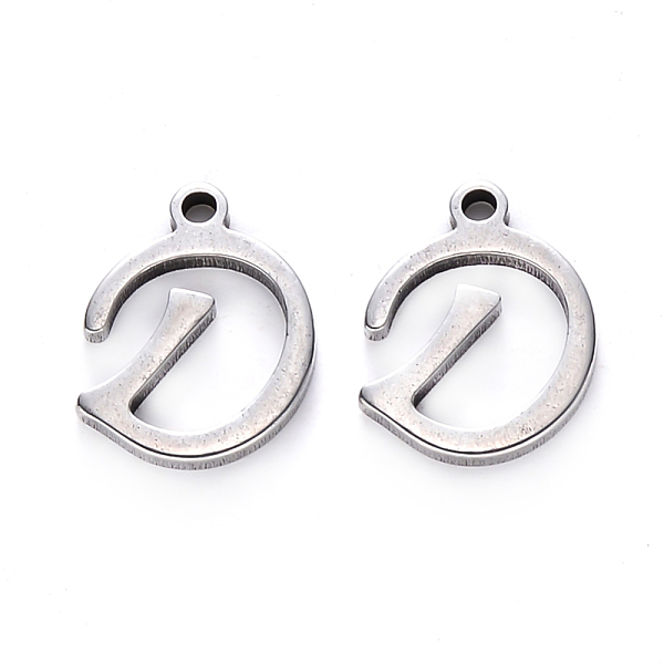 PandaHall 201 Stainless Steel Charms, Laser Cut, Stainless Steel Color, Letter.D, 10x8.5x1mm, Hole: 1mm 201 Stainless Steel Letter D
PandaHall 201 Stainless Steel Charms, Laser Cut, Stainless Steel Color, Letter.D, 10x8.5x1mm, Hole: 1mm 201 Stainless Steel Letter D