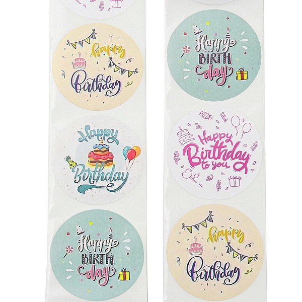 PandaHall Birthday Stickers Roll, Round Paper Smiling Face Pattern Adhesive Labels, Decorative Sealing Stickers for Gifts, Party, Mixed..., Multicolor
PandaHall Birthday Stickers Roll, Round Paper Smiling Face Pattern Adhesive Labels, Decorative Sealing Stickers for Gifts, Party, Mixed..., Multicolor