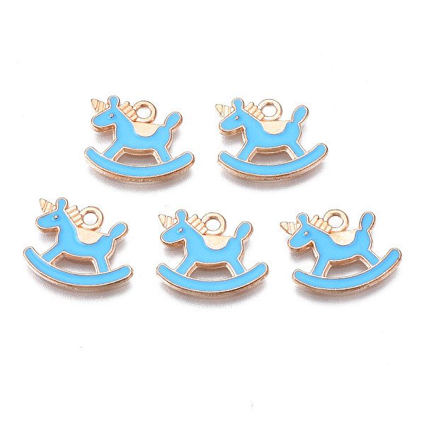 PandaHall Alloy Enamel Pendants, Cadmium Free & Lead Free, Rocking Horses, Light Gold, Pale Turquoise, 13x16x1.5mm, Hole: 1mm Alloy+Enamel..., Cyan
PandaHall Alloy Enamel Pendants, Cadmium Free & Lead Free, Rocking Horses, Light Gold, Pale Turquoise, 13x16x1.5mm, Hole: 1mm Alloy+Enamel..., Cyan