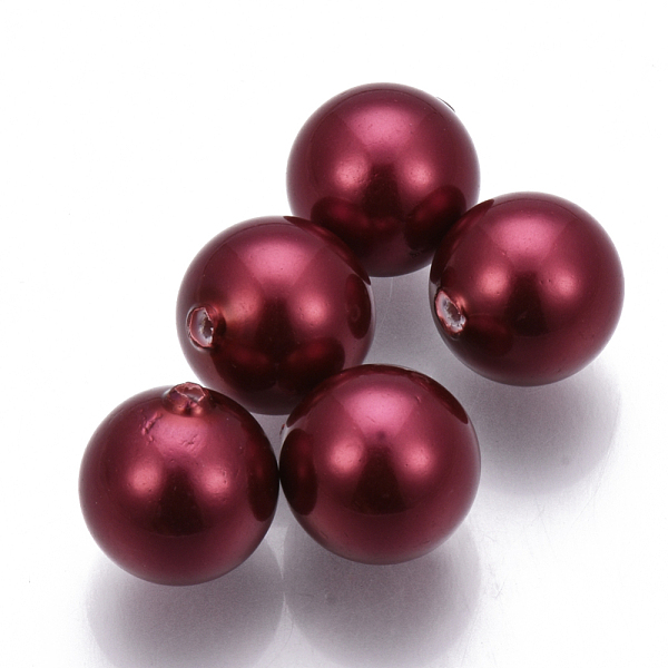 PandaHall Spray Painted Shell Pearl Beads, Half Drilled, Round, Dark Red, 12mm, Half Hole: 1mm Shell Pearl Round Red
PandaHall Spray Painted Shell Pearl Beads, Half Drilled, Round, Dark Red, 12mm, Half Hole: 1mm Shell Pearl Round Red