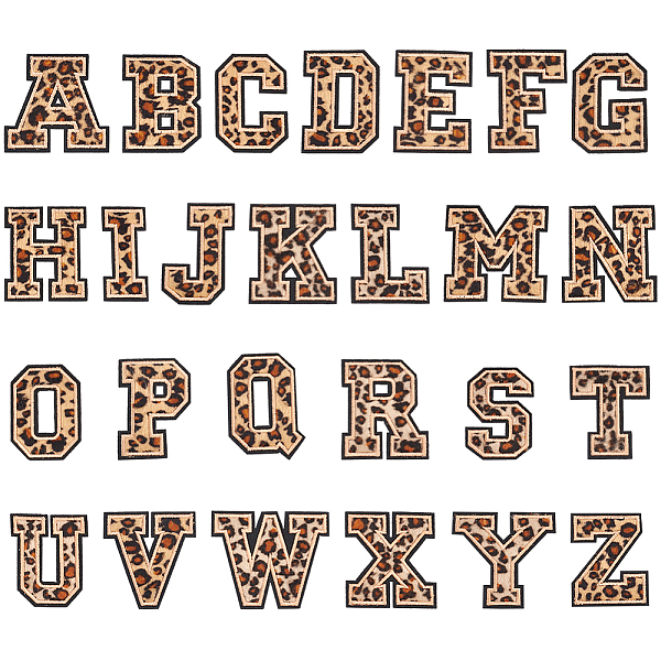 PandaHall 26 Pcs A-Z Letter Iron on Patches, Leopard Print Pattern Alphabet Applique Chenille Patches Blanched Almond Varsity English...
PandaHall 26 Pcs A-Z Letter Iron on Patches, Leopard Print Pattern Alphabet Applique Chenille Patches Blanched Almond Varsity English...