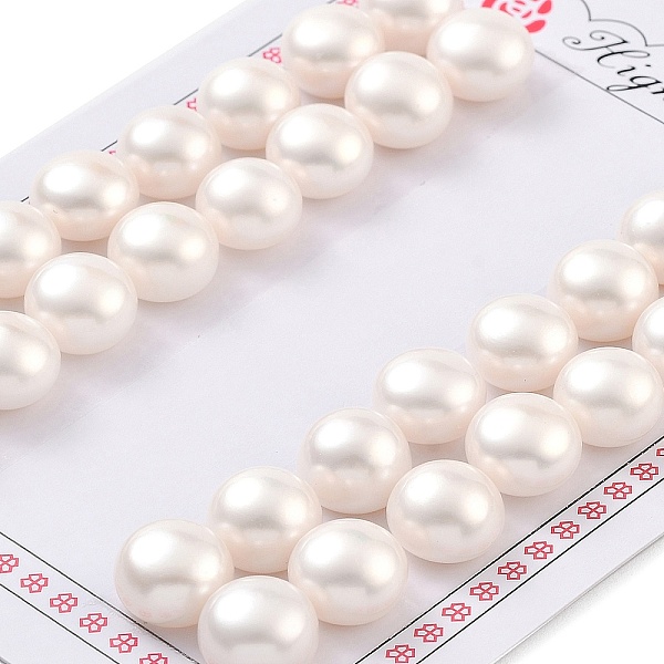 PandaHall Grade 6A Natural Cultured Freshwater Pearl Beads, Half Drilled, Half Round Beads, White, 11~11.5x8mm, Hole: 1mm Pearl Half Round...
PandaHall Grade 6A Natural Cultured Freshwater Pearl Beads, Half Drilled, Half Round Beads, White, 11~11.5x8mm, Hole: 1mm Pearl Half Round...
