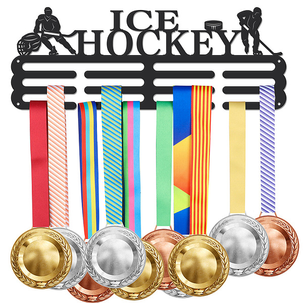 PandaHall SUPERDANT Ice Hockey Medal Display Hanger Competitions Medal Holder with 12 Lines Sturdy Steel Award Display Holders for 60+..., Black
PandaHall SUPERDANT Ice Hockey Medal Display Hanger Competitions Medal Holder with 12 Lines Sturdy Steel Award Display Holders for 60+..., Black