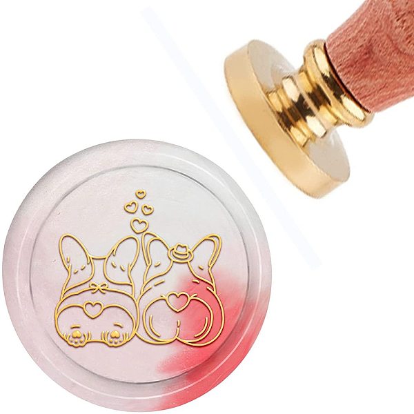 PandaHall CRASPIRE Valentines Day Wax Seal Stamp Corgi Vintage Sealing Wax Stamps Love 30mm Removable Brass Head Sealing Stamp with Wooden...
PandaHall CRASPIRE Valentines Day Wax Seal Stamp Corgi Vintage Sealing Wax Stamps Love 30mm Removable Brass Head Sealing Stamp with Wooden...