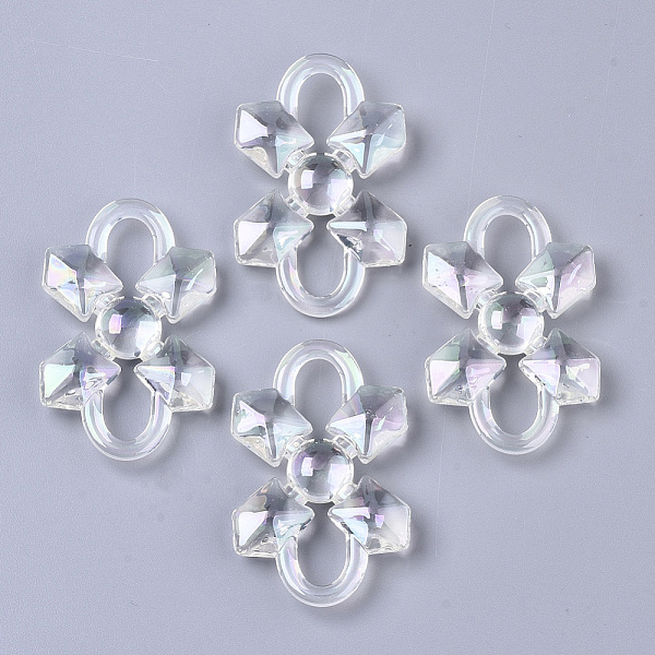 PandaHall Transparent Acrylic Links, AB Color Plated, Flower, Clear AB, 46x29x8.2mm, Hole: 8x12mm Acrylic Flower White
PandaHall Transparent Acrylic Links, AB Color Plated, Flower, Clear AB, 46x29x8.2mm, Hole: 8x12mm Acrylic Flower White