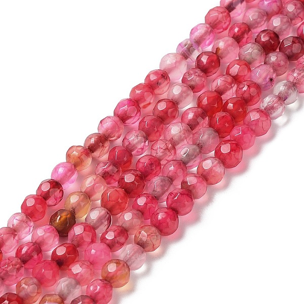 PandaHall Natural Agate Beads Strands, Faceted Round, Dyed & Heated, Crimson, 3.7~4x3.9~4.3mm, Hole: 0.8mm, about 89~93pcs/strand, 13.98''..., Pink
PandaHall Natural Agate Beads Strands, Faceted Round, Dyed & Heated, Crimson, 3.7~4x3.9~4.3mm, Hole: 0.8mm, about 89~93pcs/strand, 13.98''..., Pink