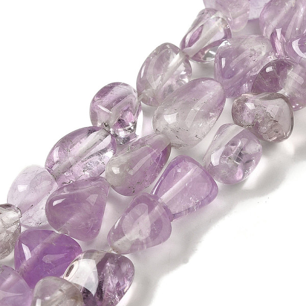 PandaHall Natural Amethyst Beads Strands, Nuggets, Tumbled Stone, 7~15x6~10x5.5~8mm, Hole: 1mm, about 47~49pcs/strand, 15.55~15.94''...
PandaHall Natural Amethyst Beads Strands, Nuggets, Tumbled Stone, 7~15x6~10x5.5~8mm, Hole: 1mm, about 47~49pcs/strand, 15.55~15.94''...