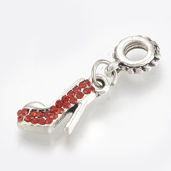 PandaHall Alloy Rhinestone European Dangle Charms, Large Hole Pendants, High-Heel Shoes, Antique Silver, Mixed Color, 29mm, Hole: 4mm..., Multicolor
PandaHall Alloy Rhinestone European Dangle Charms, Large Hole Pendants, High-Heel Shoes, Antique Silver, Mixed Color, 29mm, Hole: 4mm..., Multicolor