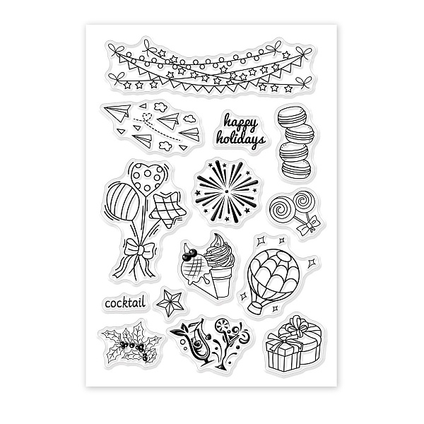 PandaHall PVC Plastic Stamps, for DIY Scrapbooking, Photo Album Decorative, Cards Making, Stamp Sheets, Holiday Pattern, 16x11x0.3cm Plastic...
PandaHall PVC Plastic Stamps, for DIY Scrapbooking, Photo Album Decorative, Cards Making, Stamp Sheets, Holiday Pattern, 16x11x0.3cm Plastic...