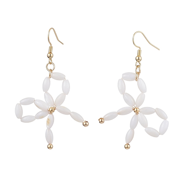 PandaHall Dyed Natural Shell Beaded Bowknot Dangle Earrings, Brass Jewelry for Women, Real 18K Gold Plated, White, 61x37mm Shell Bowknot...
PandaHall Dyed Natural Shell Beaded Bowknot Dangle Earrings, Brass Jewelry for Women, Real 18K Gold Plated, White, 61x37mm Shell Bowknot...