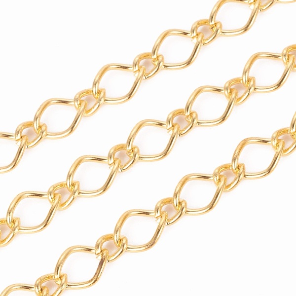 PandaHall Iron Handmade Chains Figaro Chains Mother-Son Chains, Unwelded, Golden, with Spool, Mother link: 7x10mm, Son link: 4x6mm, 1.2mm...
PandaHall Iron Handmade Chains Figaro Chains Mother-Son Chains, Unwelded, Golden, with Spool, Mother link: 7x10mm, Son link: 4x6mm, 1.2mm...
