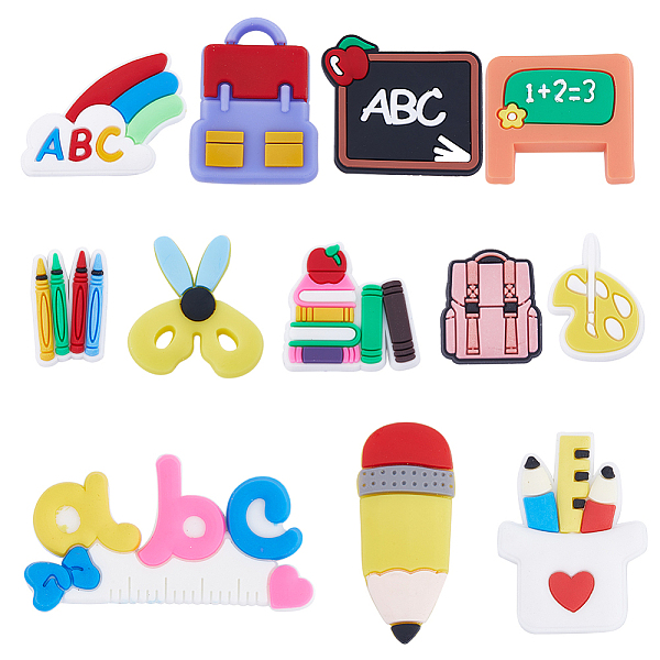 PandaHall SUNNYCLUE 72Pcs School Shoe Charms Teacher Shoe Charms Bulk Flat Back PVC Shoe Charm Chalkboard Letter ABC Scissors Flatbacks..., Multicolor
PandaHall SUNNYCLUE 72Pcs School Shoe Charms Teacher Shoe Charms Bulk Flat Back PVC Shoe Charm Chalkboard Letter ABC Scissors Flatbacks..., Multicolor