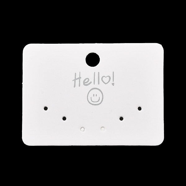 PandaHall Paper Earring Display Cards, Smiling Face Print Jewelry Display Cards for Earring Studs, White, Rectangle, 5x7x0.05cm, Hole: 7mm...
PandaHall Paper Earring Display Cards, Smiling Face Print Jewelry Display Cards for Earring Studs, White, Rectangle, 5x7x0.05cm, Hole: 7mm...