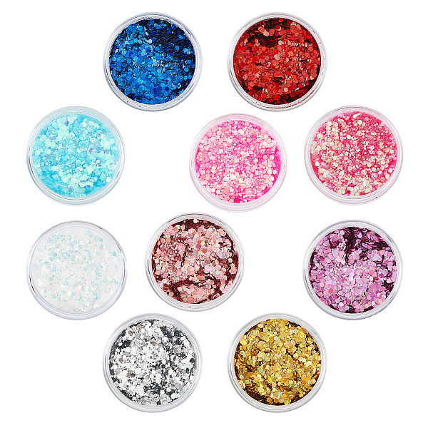 PandaHall ARRICRAFT 100G 10 Colors Shiny Nail Art Decoration Accessories, with Glitter Powder and Sequins, DIY Sparkly Paillette Tips Nail..., Multicolor
PandaHall ARRICRAFT 100G 10 Colors Shiny Nail Art Decoration Accessories, with Glitter Powder and Sequins, DIY Sparkly Paillette Tips Nail..., Multicolor