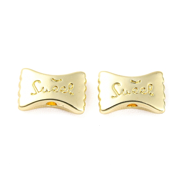 PandaHall Rack Plating Alloy Beads, Cadmium Free & Nickel Free & Lead Free, Candy with Word Sweet, Golden, 8x12x4mm, Hole: 1.8mm Alloy Candy
PandaHall Rack Plating Alloy Beads, Cadmium Free & Nickel Free & Lead Free, Candy with Word Sweet, Golden, 8x12x4mm, Hole: 1.8mm Alloy Candy
