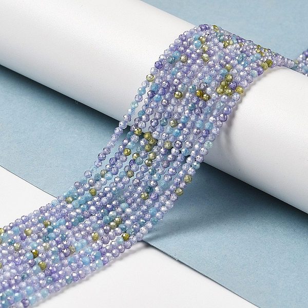 PandaHall Cubic Zirconia Bead Strands, Faceted Rondelle, Mixed Color, 2mm, Hole: 0.6mm, about 187pcs/strand, 14.76 inch(37.5cm) Cubic..., Multicolor
PandaHall Cubic Zirconia Bead Strands, Faceted Rondelle, Mixed Color, 2mm, Hole: 0.6mm, about 187pcs/strand, 14.76 inch(37.5cm) Cubic..., Multicolor