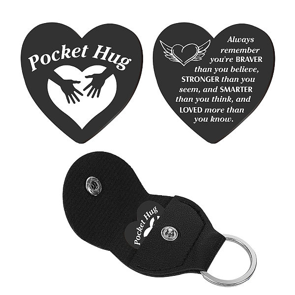PandaHall CREATCABIN Heart Pocket Hug Token Hand Heart Long Distance Relationship Keepsake Keychain Stainless Steel Double Sided with...
PandaHall CREATCABIN Heart Pocket Hug Token Hand Heart Long Distance Relationship Keepsake Keychain Stainless Steel Double Sided with...