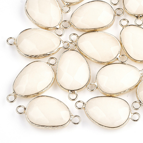 PandaHall Natural White Jade Links connectors, with Brass Findings, Nickel Free, Faceted, Dyed, teardrop, Golden, 27.5x14.5~15x6~6.5mm, Hole...
PandaHall Natural White Jade Links connectors, with Brass Findings, Nickel Free, Faceted, Dyed, teardrop, Golden, 27.5x14.5~15x6~6.5mm, Hole...