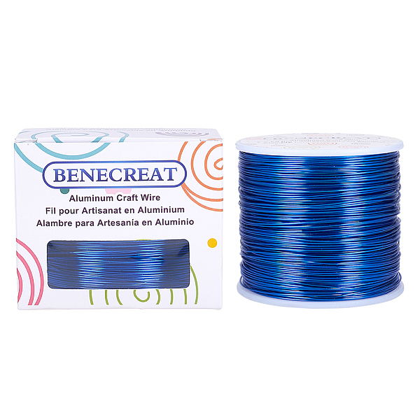 PandaHall BENECREAT 20 Gauge 770FT Aluminum Wire Anodized Jewelry Craft Making Beading Floral Colored Aluminum Craft Wire - Blue Aluminum...
PandaHall BENECREAT 20 Gauge 770FT Aluminum Wire Anodized Jewelry Craft Making Beading Floral Colored Aluminum Craft Wire - Blue Aluminum...