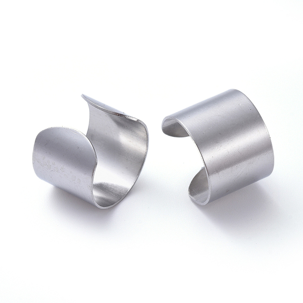 PandaHall Unisex 304 Stainless Steel Cuff Earrings, Stainless Steel Color, 18.5~19.5x15mm 304 Stainless Steel
PandaHall Unisex 304 Stainless Steel Cuff Earrings, Stainless Steel Color, 18.5~19.5x15mm 304 Stainless Steel