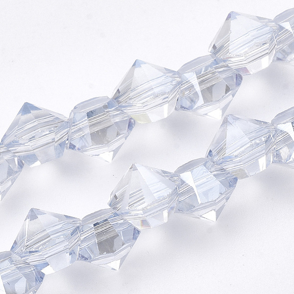 PandaHall Electroplated Glass Beads Strands, Pearl Luster Plated, Faceted, Diamond, Alice Blue, 6x5mm, Hole: 1mm, about 100pcs/strand, 17.12...
PandaHall Electroplated Glass Beads Strands, Pearl Luster Plated, Faceted, Diamond, Alice Blue, 6x5mm, Hole: 1mm, about 100pcs/strand, 17.12...