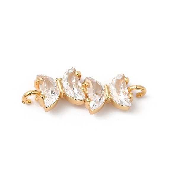 PandaHall Brass Pave Clear Glass Connector Charms, Bowknot Links, Golden, 20x8x3mm, Hole: 1.5mm Brass+Glass Bowknot Clear
PandaHall Brass Pave Clear Glass Connector Charms, Bowknot Links, Golden, 20x8x3mm, Hole: 1.5mm Brass+Glass Bowknot Clear
