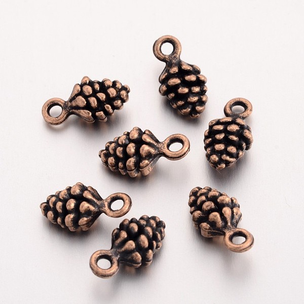 PandaHall Tibetan Style Alloy Pendants, Cadmium Free & Nickel Free & Lead Free, Red Copper Color, Pine Cone, 13x7x5.5mm, Hole: 2mm Alloy...
PandaHall Tibetan Style Alloy Pendants, Cadmium Free & Nickel Free & Lead Free, Red Copper Color, Pine Cone, 13x7x5.5mm, Hole: 2mm Alloy...