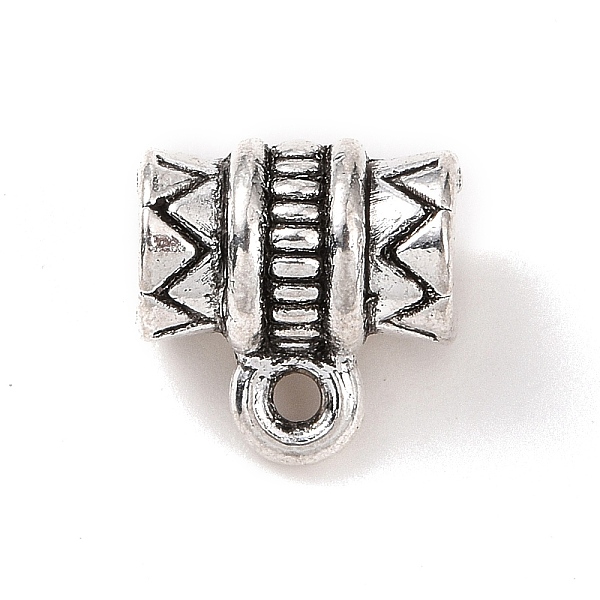 PandaHall Tibetan Style Alloy Tube Bails, Loop Bails, Hanger Links, Column, Antique Silver, 8.5x8x6mm, Hole: 1.2mm, Inner Diameter: 3mm...
PandaHall Tibetan Style Alloy Tube Bails, Loop Bails, Hanger Links, Column, Antique Silver, 8.5x8x6mm, Hole: 1.2mm, Inner Diameter: 3mm...