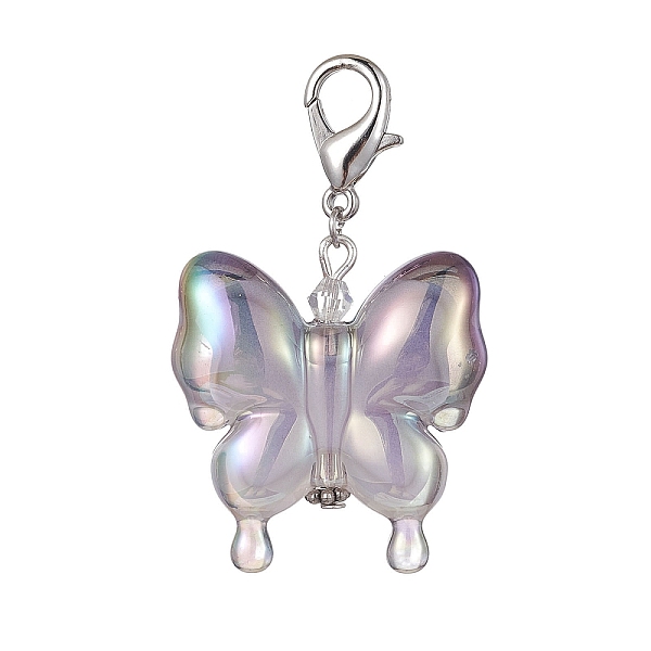 PandaHall Acrylic Butterfly Pendant Decorations, with Zinc Alloy Lobster Claw Clasps, Gray, 58mm Acrylic Butterfly Gray
PandaHall Acrylic Butterfly Pendant Decorations, with Zinc Alloy Lobster Claw Clasps, Gray, 58mm Acrylic Butterfly Gray