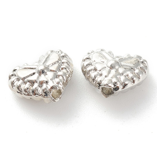 PandaHall Rack Plating Alloy Beads, Lead Free & Cadmium Free, Long-Lasting Plated, Heart, Platinum, 7x8.5x4mm, Hole: 1.2mm Alloy Heart
PandaHall Rack Plating Alloy Beads, Lead Free & Cadmium Free, Long-Lasting Plated, Heart, Platinum, 7x8.5x4mm, Hole: 1.2mm Alloy Heart