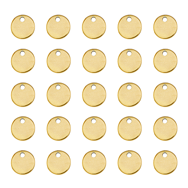 PandaHall DICOSMETIC 100Pcs 201 Stainless Steel Stamping Blank Tag Pendants, Flat Round, Golden, 10x1mm, Hole: 1.2mm 201 Stainless Steel...
PandaHall DICOSMETIC 100Pcs 201 Stainless Steel Stamping Blank Tag Pendants, Flat Round, Golden, 10x1mm, Hole: 1.2mm 201 Stainless Steel...