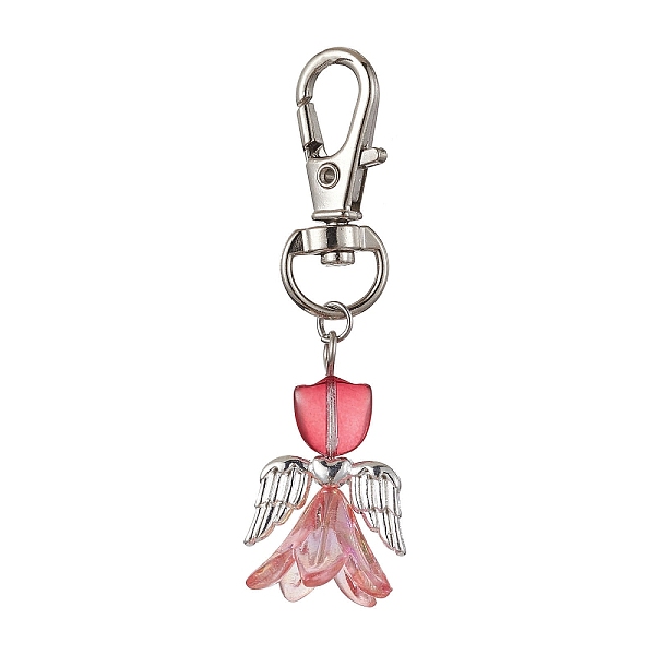 PandaHall Angel Glass Pendant Decorations, with Alloy Swivel Lobster Claw Clasps, Red, 63mm Glass Angel & Fairy Red
PandaHall Angel Glass Pendant Decorations, with Alloy Swivel Lobster Claw Clasps, Red, 63mm Glass Angel & Fairy Red