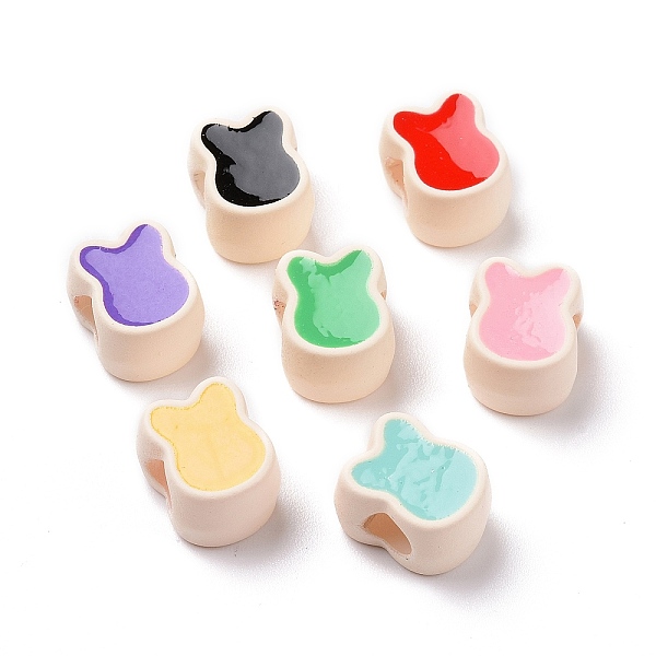 PandaHall Rubberized Style Acrylic European Beads, with Enamel, Large Hole Beads, Rabbit, Mixed Color, 12.6x10.2x8.2mm, Hole: 4.8mm Acrylic..., Multicolor
PandaHall Rubberized Style Acrylic European Beads, with Enamel, Large Hole Beads, Rabbit, Mixed Color, 12.6x10.2x8.2mm, Hole: 4.8mm Acrylic..., Multicolor