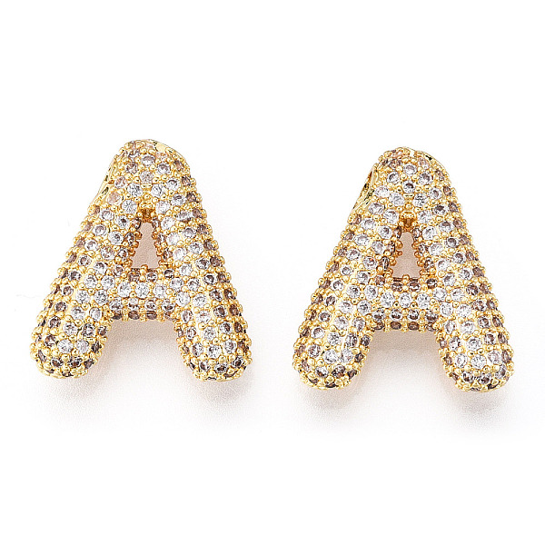 PandaHall Brass Micro Pave Cubic Zirconia Pendants, Alphabet, Letter A, 22.5x19.5x7mm, Hole: 3.5x2.5mm Brass+Cubic Zirconia Letter A Clear
PandaHall Brass Micro Pave Cubic Zirconia Pendants, Alphabet, Letter A, 22.5x19.5x7mm, Hole: 3.5x2.5mm Brass+Cubic Zirconia Letter A Clear