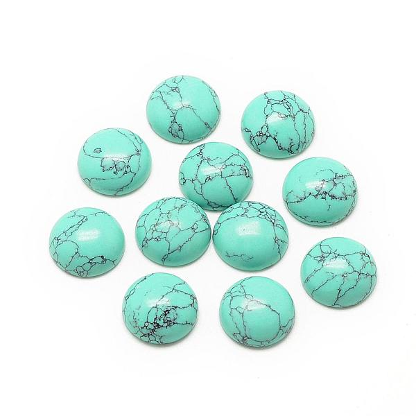 PandaHall Synthetic Turquoise Cabochons, Dyed, Half Round/Dome, 10x4~5mm Synthetic Turquoise Half Round
PandaHall Synthetic Turquoise Cabochons, Dyed, Half Round/Dome, 10x4~5mm Synthetic Turquoise Half Round
