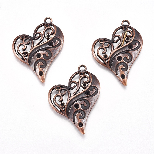 PandaHall Heart Zinc Alloy Pendant Rhinestone Enamel Settings, Red Copper, Cadmium Free & Nickel Free & Lead Free, Size: about 39mm long...
PandaHall Heart Zinc Alloy Pendant Rhinestone Enamel Settings, Red Copper, Cadmium Free & Nickel Free & Lead Free, Size: about 39mm long...