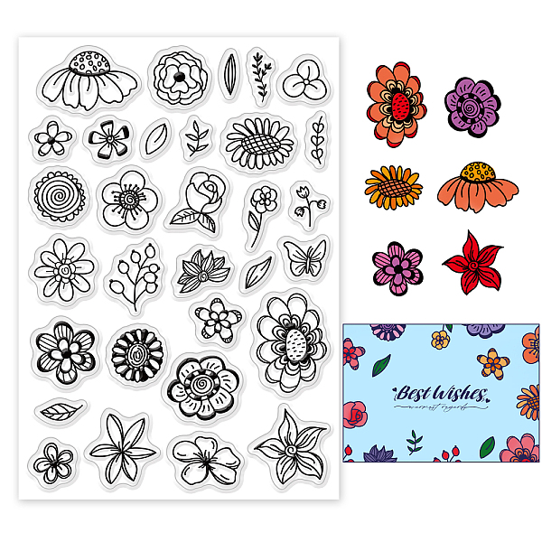PandaHall PH Flower Clear Stamps, Plant Transparent Rubber Stamps Flower Leaf Clear Paper Craft Stamps for Scrapbooking Card Making Summer...
PandaHall PH Flower Clear Stamps, Plant Transparent Rubber Stamps Flower Leaf Clear Paper Craft Stamps for Scrapbooking Card Making Summer...