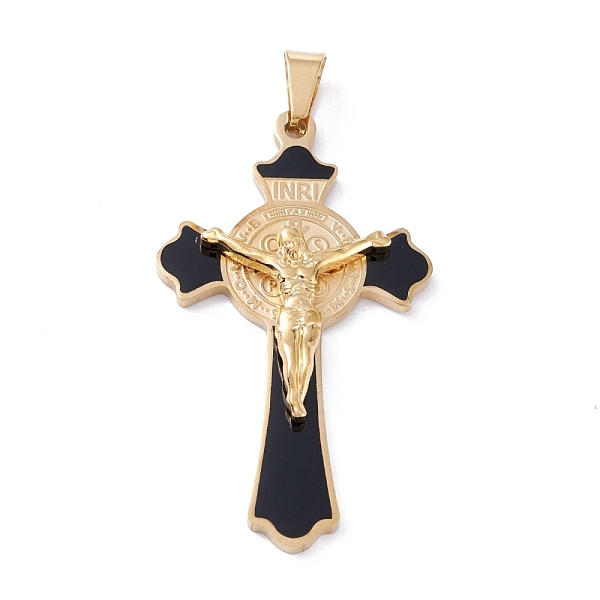 PandaHall Easter Theme Vacuum Plating 304 Stainless Steel Enamel Pendants, Crucifix Cross, Black, 55x31x6mm, Hole: 9.5x4.5mm Stainless...
PandaHall Easter Theme Vacuum Plating 304 Stainless Steel Enamel Pendants, Crucifix Cross, Black, 55x31x6mm, Hole: 9.5x4.5mm Stainless...