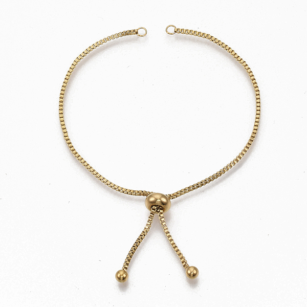 PandaHall Adjustable 304 Stainless Steel Slider Bracelets Making,Bolo Bracelets, with 202 Stainless Steel Beads Golden, Single Chain Length...
PandaHall Adjustable 304 Stainless Steel Slider Bracelets Making,Bolo Bracelets, with 202 Stainless Steel Beads Golden, Single Chain Length...