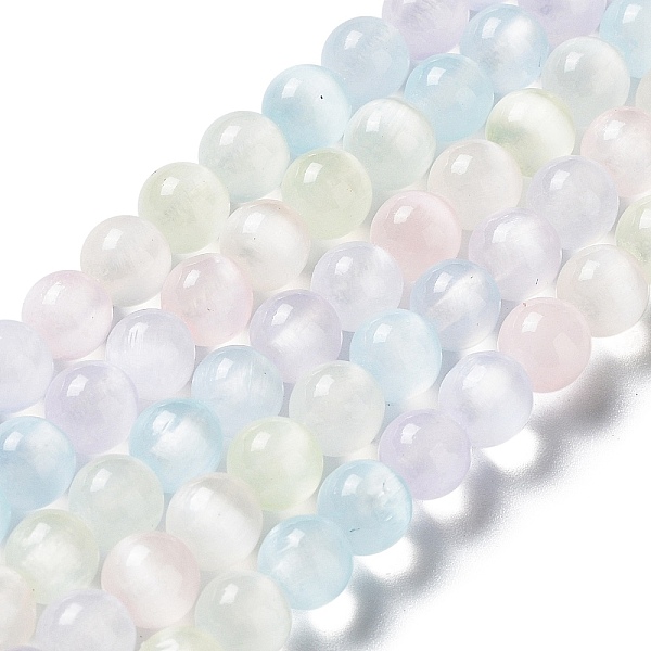 PandaHall Natural Selenite Beads Strands, Dyed, Macaron Color Round Beads, 6mm, Hole: 1mm, about 64pcs/strand, 15.43''(39.2cm) Selenite...
PandaHall Natural Selenite Beads Strands, Dyed, Macaron Color Round Beads, 6mm, Hole: 1mm, about 64pcs/strand, 15.43''(39.2cm) Selenite...