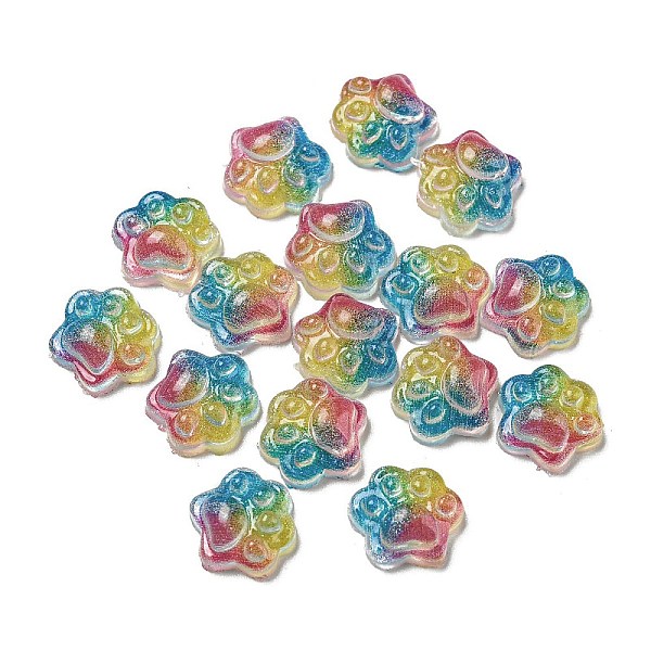 PandaHall Luminous Transparent Resin Decoden Cabochons, Glow in the Dark Paw Print with Glitter Powder, Colorful, 9x10x4mm Resin Paw Print
PandaHall Luminous Transparent Resin Decoden Cabochons, Glow in the Dark Paw Print with Glitter Powder, Colorful, 9x10x4mm Resin Paw Print