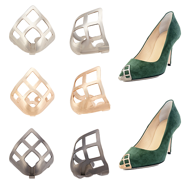 PandaHall 6Pcs 3 Colors Iron Toe Cap Covers, Toe Protectors, for Pointed Toe High-Heeled Shoes, Hollow Rhombus, Mixed Color, 16x20x17mm...
PandaHall 6Pcs 3 Colors Iron Toe Cap Covers, Toe Protectors, for Pointed Toe High-Heeled Shoes, Hollow Rhombus, Mixed Color, 16x20x17mm...