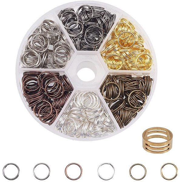 PandaHall Iron Split Rings Sets, Mixed Color, 10x1.4mm, about 8.6mm inner diameter, about 200pcs/box Iron Ring
PandaHall Iron Split Rings Sets, Mixed Color, 10x1.4mm, about 8.6mm inner diameter, about 200pcs/box Iron Ring