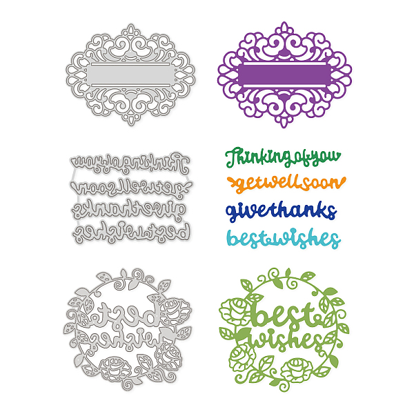 PandaHall GLOBLELAND 3Pcs 3 Style Carbon Steel Cutting Dies Stencils, for DIY Scrapbooking/Photo Album, Decorative Embossing DIY Paper Card...
PandaHall GLOBLELAND 3Pcs 3 Style Carbon Steel Cutting Dies Stencils, for DIY Scrapbooking/Photo Album, Decorative Embossing DIY Paper Card...