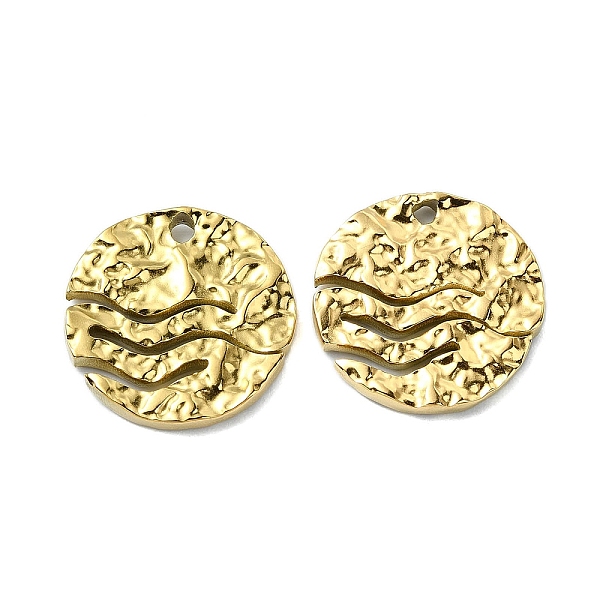 PandaHall Ion Plating(IP) 304 Stainless Steel Pendants, Real 18K Gold Plated, Textured, Flat Round, 19x18.5x2.5mm, Hole: 1.6mm 304 Stainless...
PandaHall Ion Plating(IP) 304 Stainless Steel Pendants, Real 18K Gold Plated, Textured, Flat Round, 19x18.5x2.5mm, Hole: 1.6mm 304 Stainless...