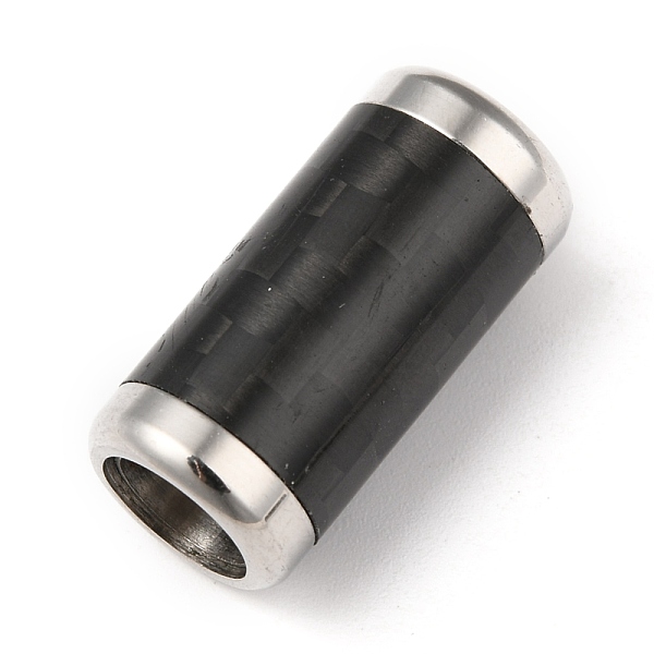 PandaHall 304 Stainless Steel Magnetic Clasps with Glue-in Ends, Column, Electrophoresis Black & Stainless Steel Color, 21x10mm, Hole: 6mm...
PandaHall 304 Stainless Steel Magnetic Clasps with Glue-in Ends, Column, Electrophoresis Black & Stainless Steel Color, 21x10mm, Hole: 6mm...