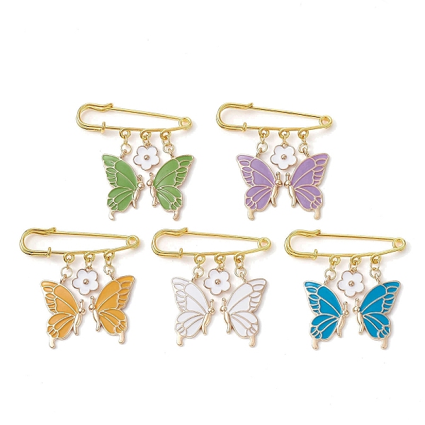 PandaHall Butterfly & Flower Charm Alloy Enamel Brooches for Women, Iron Safety Pin Brooch, Kilt Pins, Mixed Color, 50mm Alloy+Enamel..., Multicolor
PandaHall Butterfly & Flower Charm Alloy Enamel Brooches for Women, Iron Safety Pin Brooch, Kilt Pins, Mixed Color, 50mm Alloy+Enamel..., Multicolor