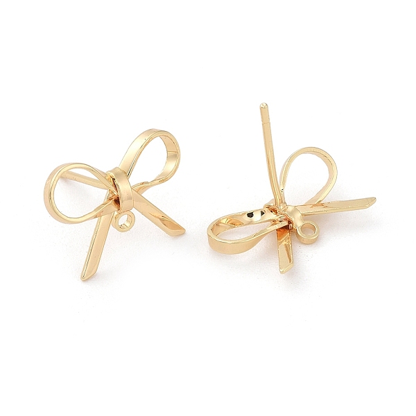 PandaHall Brass Stud Earring Findings, Bowknot, Real 18K Gold Plated, 8~10x15mm, Hole: 1mm, Pin: 0.7mm Brass Bowknot
PandaHall Brass Stud Earring Findings, Bowknot, Real 18K Gold Plated, 8~10x15mm, Hole: 1mm, Pin: 0.7mm Brass Bowknot
